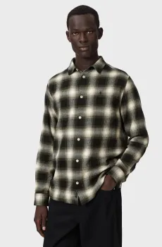 Мужская рубашка в клетку BASELINE Разноцветный XL AllSaints M039SF