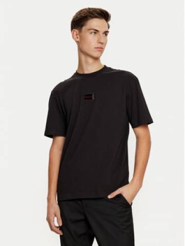 Hugo Футболка Dugojelly 50524831 Чорний Relaxed Fit Hugo Футболка Dugojelly 50524831 Чорний Relaxed Fit