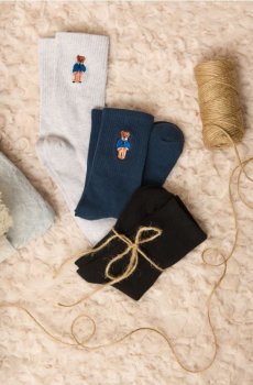 Шкарпетки 3 штуки - різнобарвний