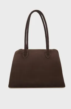 Женская темно-коричневая замшевая сумка Luxurious Коричневый ONESIZE PRPY PRSSUA002W