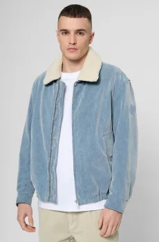 Мужская голубая джинсовая куртка Голубой L BOSS 50548852;451