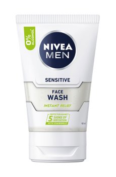 Мужской гель для умывания NIVEA MEN Мгновенное облегчение, для чувствительной кожи, 100 мл