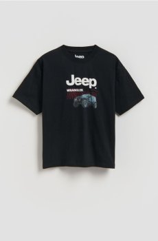 Reserved - Футболка Jeep - чорний - 864IX-99X