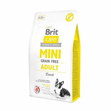 Сухой корм для взрослых собак миниатюрных пород Brit Care Mini Adult с ягненком, 2 кг Сухой корм для взрослых собак миниатюрных пород Brit Care Mini Adult с ягненком, 2 кг