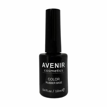 Камуфлирующая база для гель-лака Avenir Cosmetics Color Rubber Base 10 Легкий нюд, 10 мл Камуфлирующая база для гель-лака Avenir Cosmetics Color Rubber Base 10 Легкий нюд, 10 мл