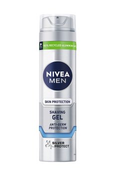 Гель для бритья NIVEA MEN Серебряная защита, 200 мл