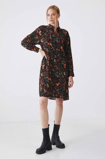 Платье Medicine цвет чёрный mini oversize Платье Medicine цвет чёрный mini oversize
