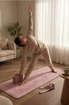 Набір для йоги - рожевий