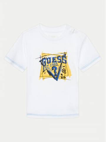 Guess Футболка N4YI00 K8HM4 Білий Regular Fit Guess Футболка N4YI00 K8HM4 Білий Regular Fit