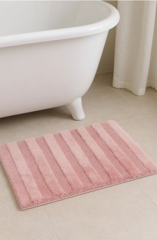 Килимок для ванної кімнати - рожева зоря