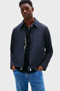 Мужская темно-синяя куртка PACKABLE Синий S Tommy Hilfiger MW0MW40582