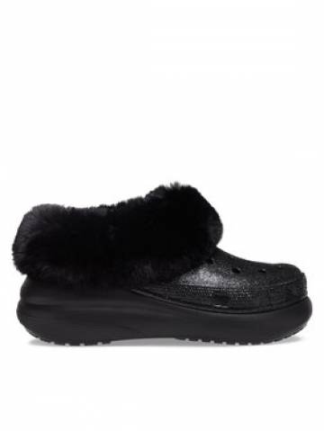Crocs Тапочки Crocs Furever Crush Crystal Glitter 208974 Чорний Crocs Тапочки Crocs Furever Crush Crystal Glitter 208974 Чорний