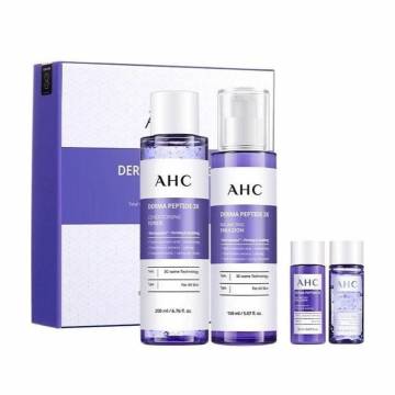 Уценка! Набор для лица AHC Derma Peptide 3X Set (тоник, 200 мл + эмульсия, 150 мл + тоник, 20 мл + эмульсия, 20 мл) Уценка! Набор для лица AHC Derma Peptide 3X Set (тоник, 200 мл + эмульсия, 150 мл + тоник, 20 мл + эмульсия, 20 мл)
