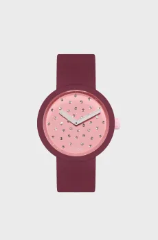 Женские бордовые часы O clock Бордовый S O bag OKLKAS00093