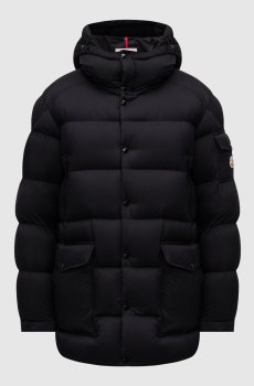 Черный пуховик Bretagne
