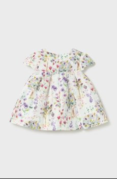 Платье с добавлением льна для младенцев Mayoral Newborn