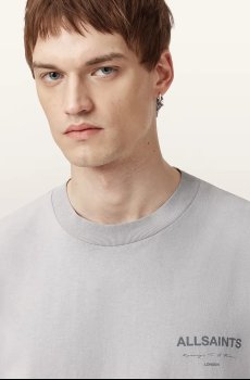 Хлопковая футболка AllSaints FUTURE