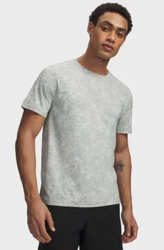 Мужская серая футболка UA Velociti Pro Print SS-GRY Серый S Under Armour 6009507-069