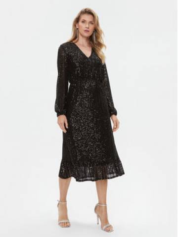 TWINSET Коктейльна сукня 232TT2280 Чорний Regular Fit TWINSET Коктейльна сукня 232TT2280 Чорний Regular Fit