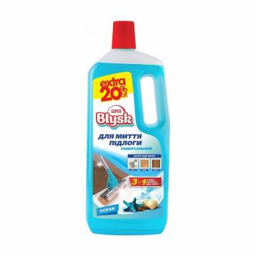 Универсальное средство для мытья пола Super Blysk Ocean, 1 л Универсальное средство для мытья пола Super Blysk Ocean, 1 л