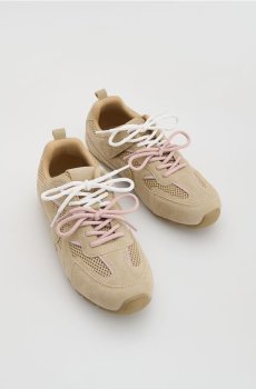 Reserved - Кросівки з комбінованого матеріалу - бежевий - 771IS-08X