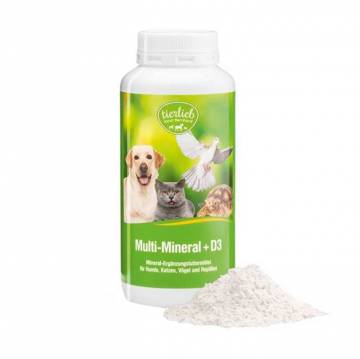 Минеральный комплекс для собак, кошек, птиц и рептилий Tierlieb Multi Mineral For Dogs, Cats, Birds And Reptiles, 200 г Минеральный комплекс для собак, кошек, птиц и рептилий Tierlieb Multi Mineral For Dogs, Cats, Birds And Reptiles, 200 г