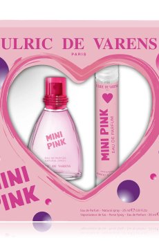 Парфюмированный набор женский Ulric de Varens Mini Pink (парфюмированная вода, 25 мл + парфюмированная вода, 20 мл)
