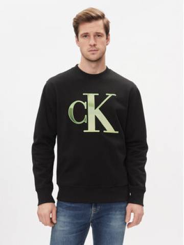 Calvin Klein Jeans Світшот Monologo J30J325028 Чорний Regular Fit Calvin Klein Jeans Світшот Monologo J30J325028 Чорний Regular Fit