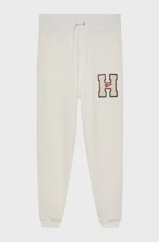 Мужские белые спортивные брюки TJM TOWEL PATCH TERRY PANT Белый M Tommy Jeans DM0DM21277