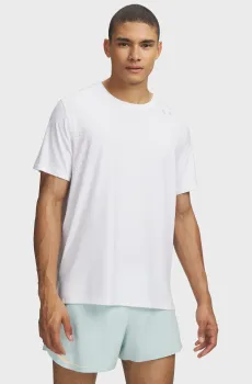 Мужская белая футболка UA Velociti Pro Shortsleeve-WHT Белый XXL Under Armour 6009506-100