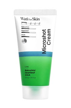 Крем для лица Wati For Skin Bakuchiol Heartleaf Cica Microshot Cream, 50 мл