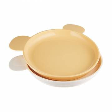 Набор тарелок Canpol Babies с ушками, от 6 месяцев, 2 шт (31/424) Набор тарелок Canpol Babies с ушками, от 6 месяцев, 2 шт (31/424)