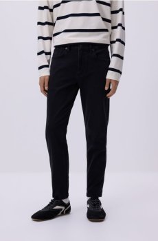 Reserved - Джинси skinny з ефектом виварювання - чорний - YV151-99J