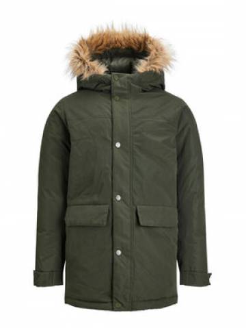 Jack&Jones Junior Зимова куртка 12236551 Зелений Regular Fit Jack&Jones Junior Зимова куртка 12236551 Зелений Regular Fit