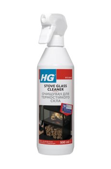 Очиститель для термостойкого стекла HG Stove Glass Cleaner, 500 мл