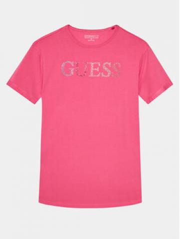 Guess Футболка J4GI38 J1314 Рожевий Regular Fit Guess Футболка J4GI38 J1314 Рожевий Regular Fit