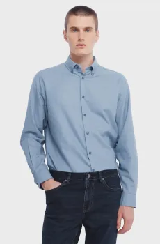 Мужская голубая рубашка Голубой S SPRINGFIELD 1502915