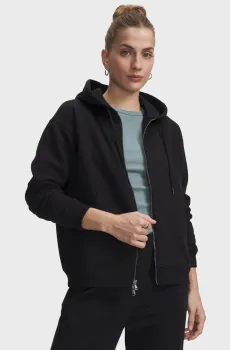 Женское черное худи UA Icon HWT Terry FZ Черный XS Under Armour 6015209-008