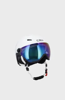 Белый лыжный шлем WA-2 WITH VISOR Белый L CMP 38B4677-00XS