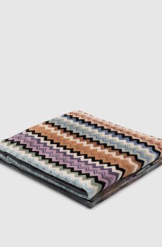 Махровое полотенце Adam в брендовый узор