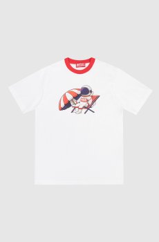 Детская белая футболка Mtspacy
