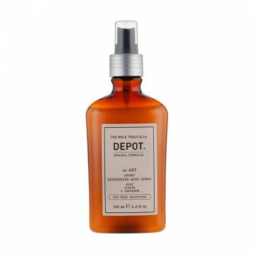 Освежающий спрей для тела Depot 607 Sport Refreshing Body Spray Mint Ginger & Cardamon, 200 мл Освежающий спрей для тела Depot 607 Sport Refreshing Body Spray Mint Ginger & Cardamon, 200 мл