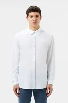 Мужская белая рубашка Белый 43 Lacoste CH0530001