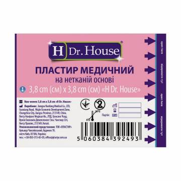 Пластырь медицинский на нетканой основе Dr. House, 3.8*3.8 см, 1 шт Пластырь медицинский на нетканой основе Dr. House, 3.8*3.8 см, 1 шт