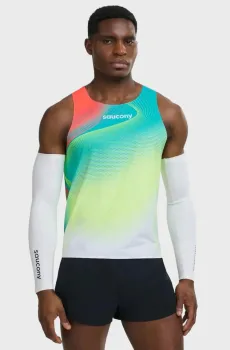 Мужская майка ENDORPHIN SINGLET Разноцветный XL Saucony SAM800382-EL26