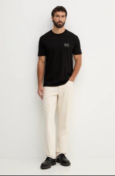 Хлопковая футболка Armani Exchange
