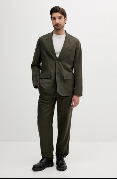 Брюки с примесью льна Armani Exchange