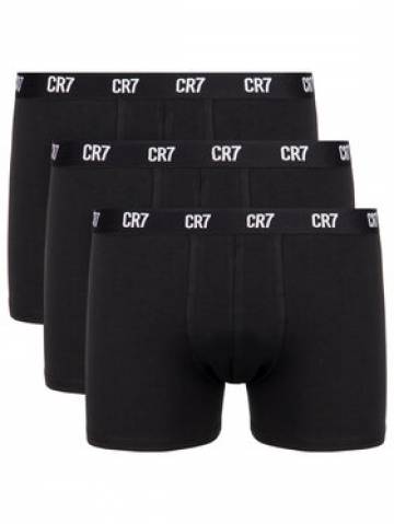 Cristiano Ronaldo CR7 Набір з 3 пар боксерів Basic Trunk 3-Pack 8100-49-900 Чорний Cristiano Ronaldo CR7 Набір з 3 пар боксерів Basic Trunk 3-Pack 8100-49-900 Чорний