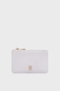 Женский белый кардхолдер ICON LONG Белый ONESIZE Tommy Hilfiger AW0AW18477