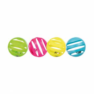 Игрушка для кошек Trixie Set Of Toy Balls с колокольчиком, 4 см, 4 шт (TX-4521) Игрушка для кошек Trixie Set Of Toy Balls с колокольчиком, 4 см, 4 шт (TX-4521)